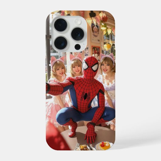 Spider-man prend un selfie avec de mignonnes bonne (Verso)