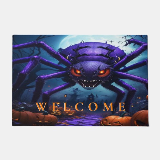 Spider Monster Halloween Deurmat (Voorkant)