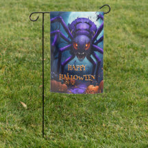 Spider Monster Halloween Tuin Vlag