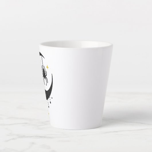 Spider Moon Latte Mok (Voorkant)