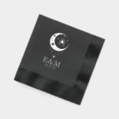 Spider Moon Wedding Folie Servetten (Links)