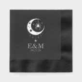 Spider Moon Wedding Folie Servetten (Voorkant)
