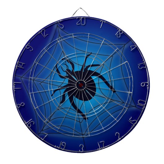 Spider op internet dartbord (Voorkant)