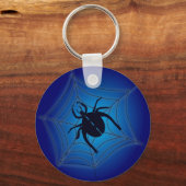 Spider op internet sleutelhanger (Voorkant)