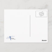 Spider-Paars ventilatorvermogen Briefkaart (Achterkant)