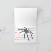 Spider Party Invitation Kaart (Binnen)