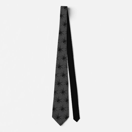 Spider Pattern | STROPDAS | Kool en zwart (Voorkant)