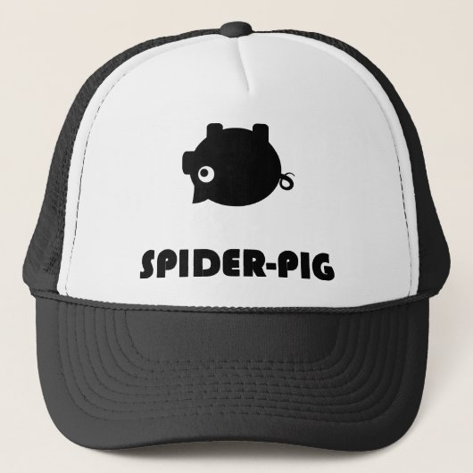 Spider-Pig Light T-shirts Trucker Pet (Voorkant)