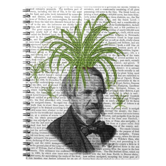 Spider Plant Head Notitieboek (Voorkant)