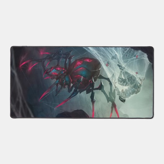 Spider Queen Gaming Desk Mat | Dark Magic Desk Mat (Voorkant)