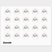 Spider Ronde Sticker (Vel)