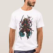 Spider Samurai Warrior t-shirt   (Devant)