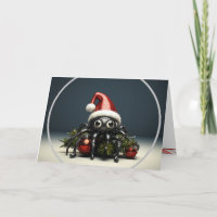 Spider Santa Kerstmis Kaart