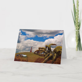 Spider Science-Fiction Collage Kaart