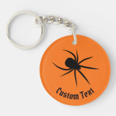 Spider Silhouette Sleutelhanger (Voorkant)
