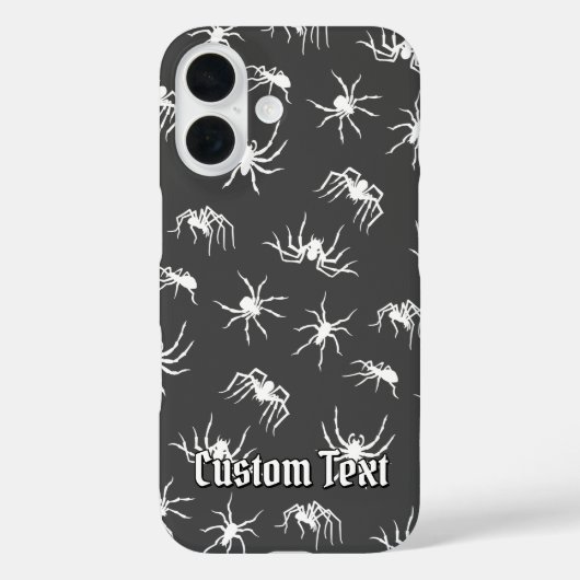 Spider Silhouettes Motif Coque-Mate coque iphone (Verso)