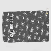 Spider Silhouettes Motif serviette de golf (Horizontal)