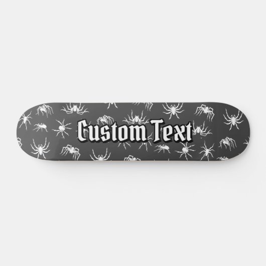 Spider Silhouettes Motif Skateboard (Horz)