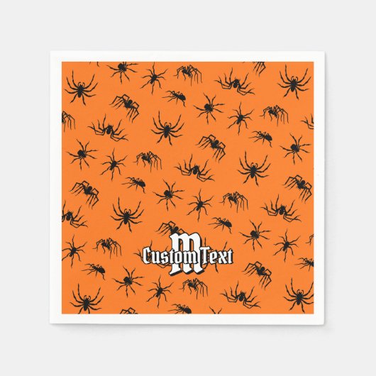 Spider Silhouettes Pattern Servet (Voorkant)