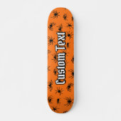 Spider Silhouettes Pattern Skateboard (Voorkant)