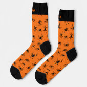 Spider Silhouettes Pattern Socks Sokken (Links)