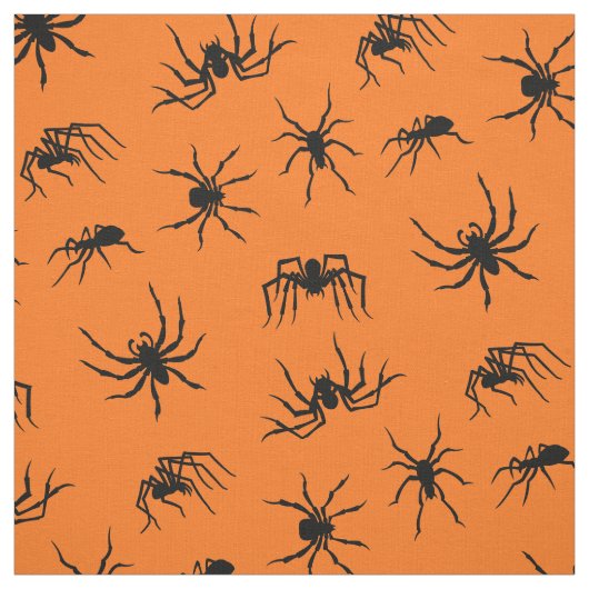 Spider Silhouettes Pattern Stof (Swatch)
