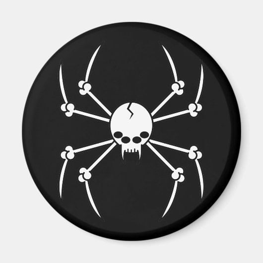 Spider Skull Magneet (Voorkant)