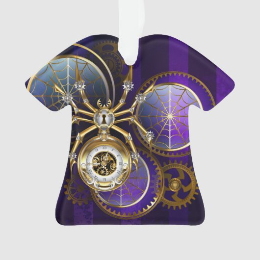 Spider Steampunk sur Arrière - plan pourpre (devant)