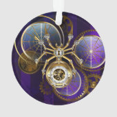 Spider Steampunk sur Arrière - plan pourpre (dos)
