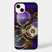 Spider Steampunk sur Arrière - plan pourpre (Verso)