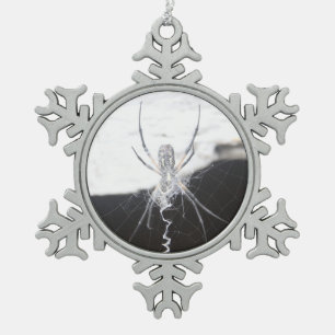 Spider Tin Sneeuwvlok Ornament