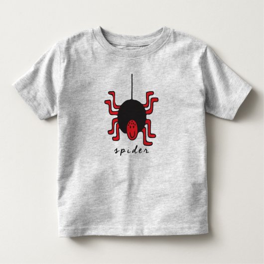 Spider Toddler Top ou T-Shirt (pas de base) (Devant)