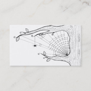 Spider Tree-kaart Visitekaartje