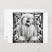 Spider Tux Briefkaart (Voorkant / Achterkant)