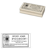SPIDER VENOM - Apotheker Label Rubberstempel (Gestempeld)