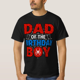 Spider Verjaardagsfeest Papa Officiele Papa T-shirt