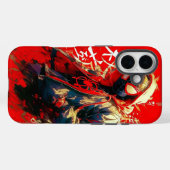 Spider-Verse Artistieke Anime Hoesje voor iPhone (Achterkant (horizontaal))