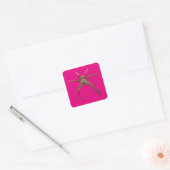 Spider Vierkante Sticker (Envelop)