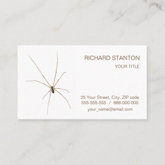 Spider Visitekaartje (Voorkant)