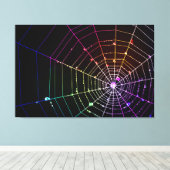Spider Web 1 Wrapped Canvas Afdruk (Insitu (Houten vloer))