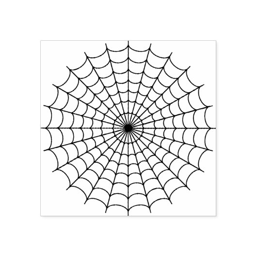 Spider Web Art-stempel Rubberstempel (Afrduk)