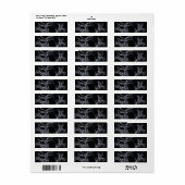 Spider Web Fract Background Return Address Sticker (Full Sheet)