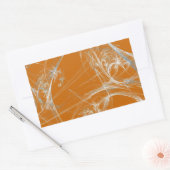 Spider Web Fractal Background Rectangle Sticker (Envelop)