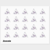Spider Web Fractal BackgroundTriangle Sticker (Vel)