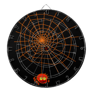 Spider Web Halloween Dart Board Dartbord