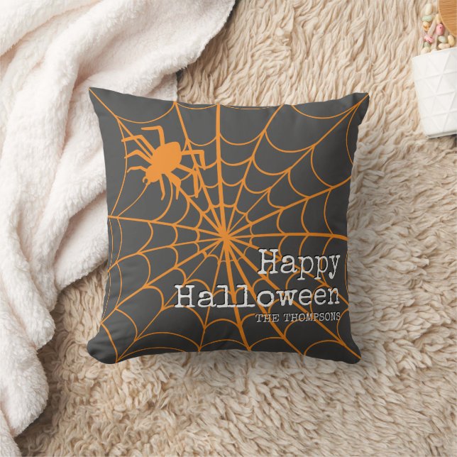 Spider Web Halloween Kussen (Deken)