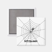 Spider Web Halloween Magnet Magneet (Voorkant / Achterkant)