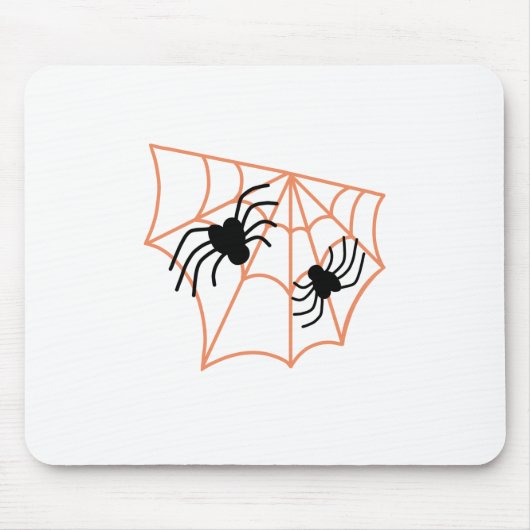 Spider Web Halloween Muismat (Voorkant)