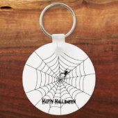 Spider Web Halloween Sleutelhanger (Voorkant)