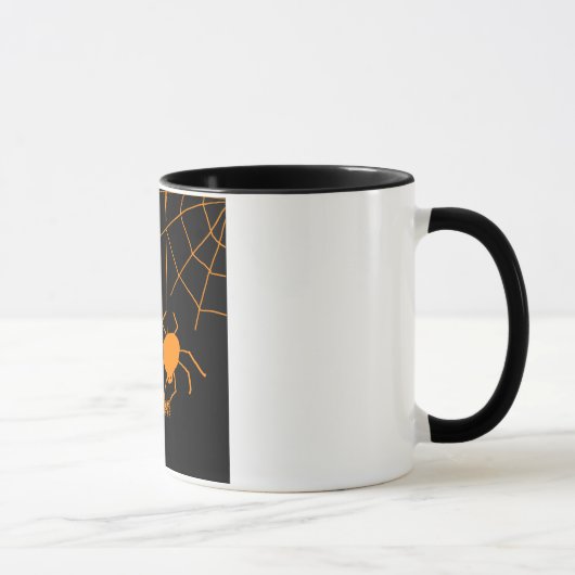 Spider Web Happy Halloween Mok (Rechts)